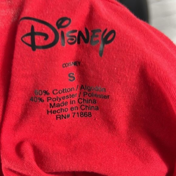 Disney woman’s red T-shirt Classic Mickey Mouse size S - Picture 6 of 6